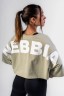 Футболка Nebbia Oversized Cropped Tee JUST FLOW Light Green 431