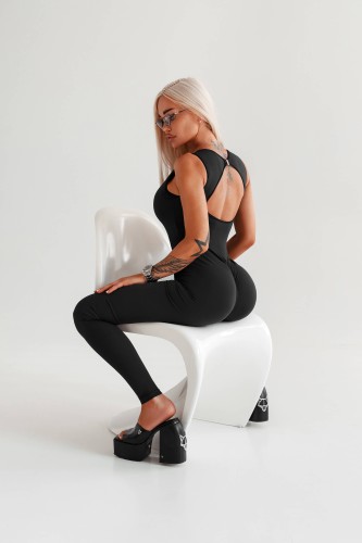 Комбинезон Fitzona Jumpsuit Fitness Black MACFTZ5421