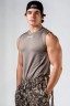 Майка Nebbia Seamless Tank POWER Light Brown ASH 899