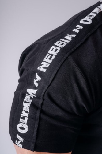 Футболка NEBBIA x Olympia Muscle Cover T-Shirt Black 942