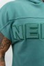 Безрукавка Nebbia Hooded T-shirt Gym Rag top CHAMPION Green 706