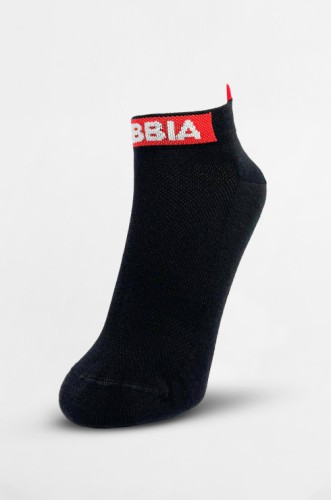 Носки NEBBIA “SMASH IT” ankle length socks Black 102