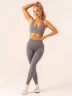 Топ Ryderwear Lift Rib Seamless Halter Sports Bra - Charcoal
