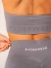 Топ Ryderwear Lift Rib Seamless Halter Sports Bra - Charcoal