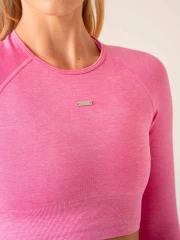 Топ Ryderwear Focus Seamless Long Sleeve Top - Hot Pink Marl