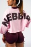 Футболка Nebbia Oversized Cropped Tee JUST FLOW Pink 431