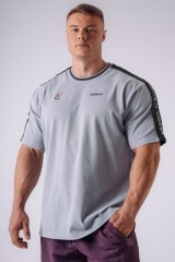 Футболка NEBBIA x Olympia Muscle Cover T-Shirt Light Grey 942