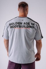 Футболка NEBBIA x Olympia Muscle Cover T-Shirt Light Grey 942