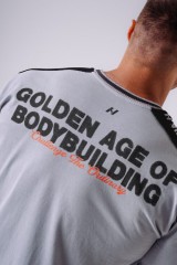 Футболка NEBBIA x Olympia Muscle Cover T-Shirt Light Grey 942