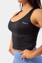 Майка Sporty Slim Fit Crop Tank Top 422 Black