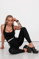 Майка Sporty Slim Fit Crop Tank Top 422 Black