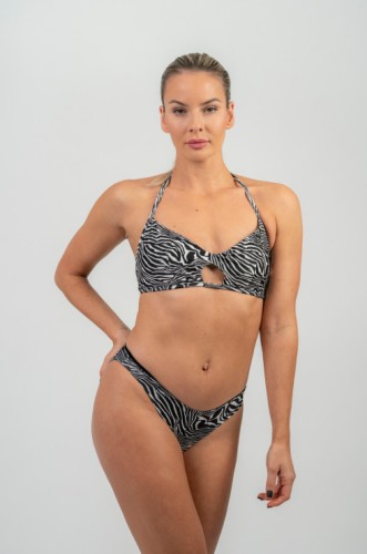Купальный лиф Nebbia ILHÉUS bikini top Zebra White 760