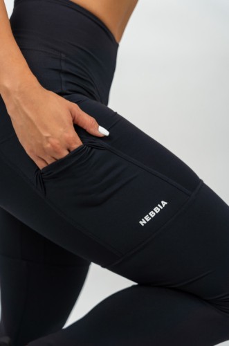 Легінси Nebbia High Waisted Leggings Leg Day Goals Black 248