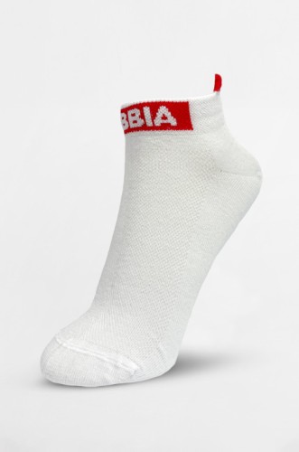 Шкарпетки NEBBIA “SMASH IT” ankle length socks White 102