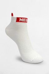 Носки NEBBIA “SMASH IT” ankle length socks White 102