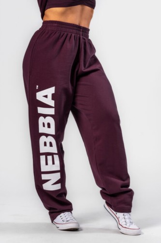 Штаны Nebbia Loose-Fit Baggy Pants BOYFRIEND STYLE Dark Red 432