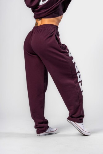 Штаны Nebbia Loose-Fit Baggy Pants BOYFRIEND STYLE Dark Red 432