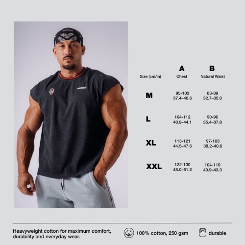 Безрукавка NEBBIA x Olympia Muscle Cover Tank Top Black 947