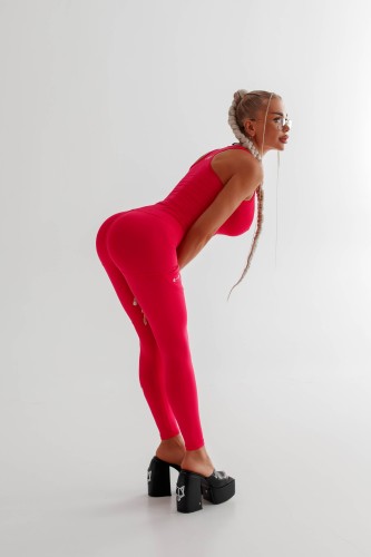 Майка Sporty Slim Fit Crop Tank Top 422 Pink