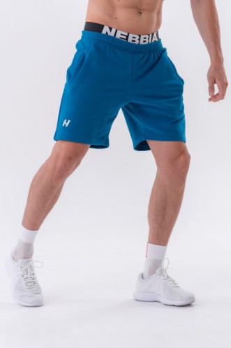 Шорты Relaxed-fit Shorts with Side Pockets BLUE 319