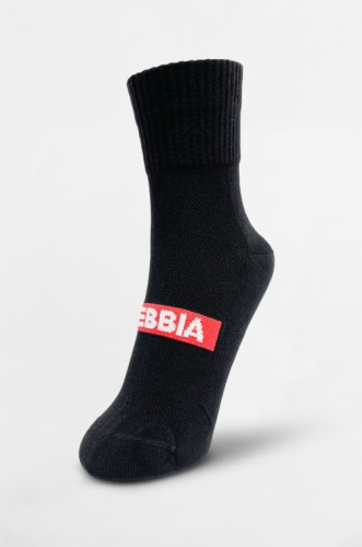 Шкарпетки NEBBIA “EXTRA MILE” crew socks Black 103