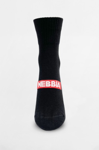 Шкарпетки NEBBIA “EXTRA MILE” crew socks Black 103