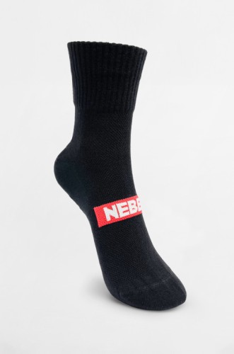 Шкарпетки NEBBIA “EXTRA MILE” crew socks Black 103