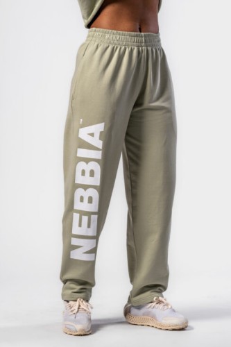 Штаны Nebbia Loose-Fit Baggy Pants BOYFRIEND STYLE Light Green 432