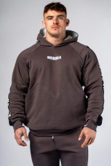 Худи мужская Nebbia Training Hoodie HERO Brown 300