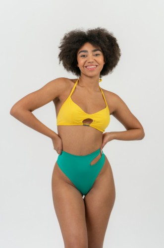Купальный лиф Nebbia ILHÉUS bikini top Yellow 759