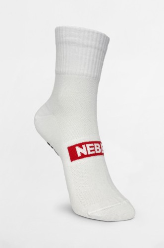 Шкарпетки NEBBIA “EXTRA MILE” crew socks White 103