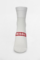 Носки NEBBIA “EXTRA MILE” crew socks White 103