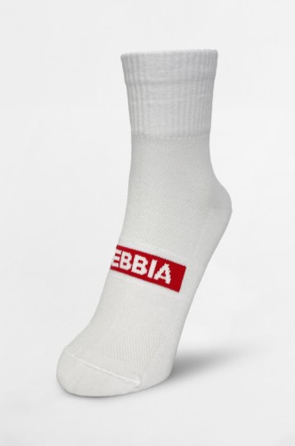 Шкарпетки NEBBIA “EXTRA MILE” crew socks White 103