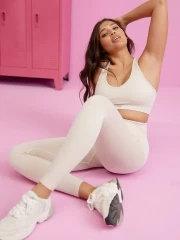 Леггинсы Ryderwear Focus Scrunch Seamless Leggings - Chalk Marl