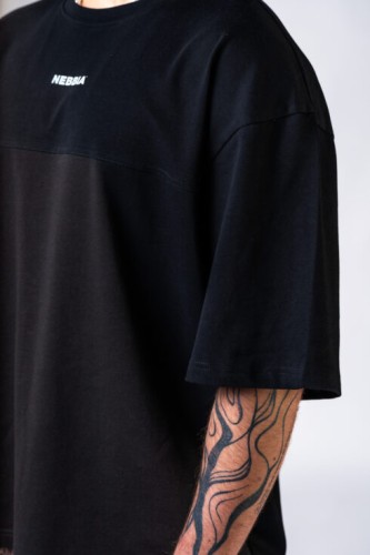 Футболка Nebbia Oversized Tee POWER Black 898