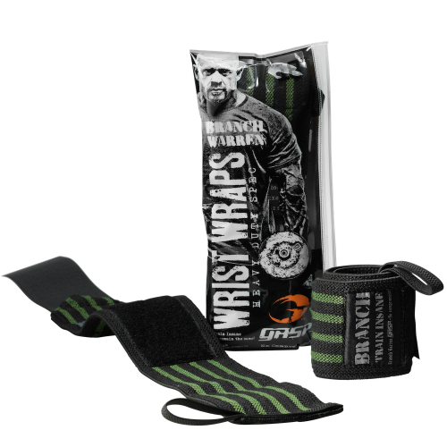 Кистевые бинты (напульсники) GASP BRANCH 18" Wrist Wrap Black 230123 - One size (45cm x 8cm)