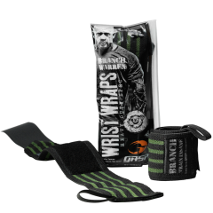 Кистевые бинты (напульсники) GASP BRANCH 18" Wrist Wrap Black 230123 - One size (45cm x 8cm)