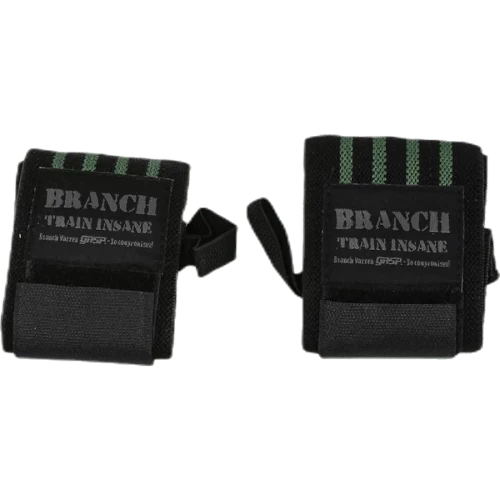 Кистевые бинты (напульсники) GASP BRANCH 18" Wrist Wrap Black 230123 - One size (45cm x 8cm)