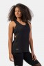 Майка Sleeveless Loose Cross Back Tank Top "Feeling Good" Black 419