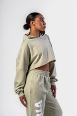 Худи Nebbia Oversized Hoodie OWN YOUR POWER Light Green 433