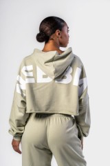 Худі Nebbia Oversized Hoodie OWN YOUR POWER Light Green 433