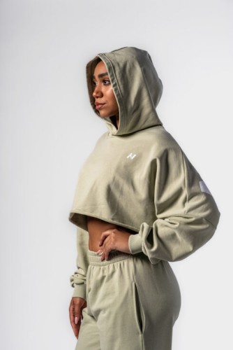 Худі Nebbia Oversized Hoodie OWN YOUR POWER Light Green 433