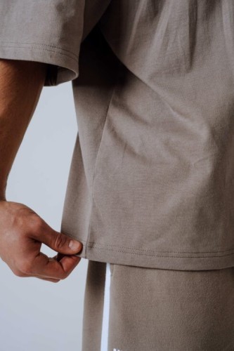 Футболка Nebbia Oversized Tee POWER Light Brown ASH 898