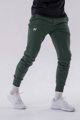 Штани Slim sweatpants with side pockets “Reset” 321 Dark Green