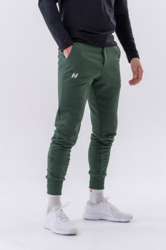 Штани Slim sweatpants with side pockets “Reset” 321 Dark Green