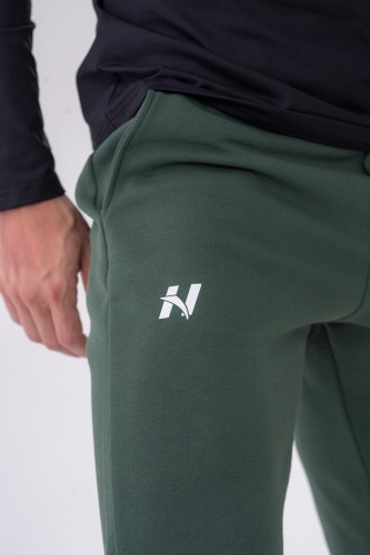 Штани Slim sweatpants with side pockets “Reset” 321 Dark Green