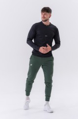 Штаны Slim sweatpants with side pockets “Reset” 321 Dark Green