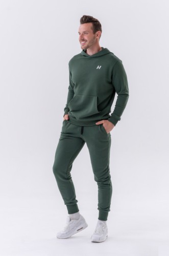 Штани Slim sweatpants with side pockets “Reset” 321 Dark Green
