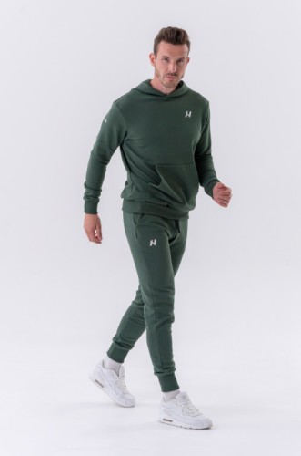 Штани Slim sweatpants with side pockets “Reset” 321 Dark Green