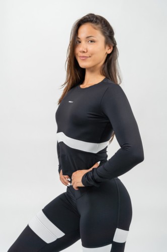 Женский лонгслив Nebbia Long Sleeve Sporty Top True Hero Black 242